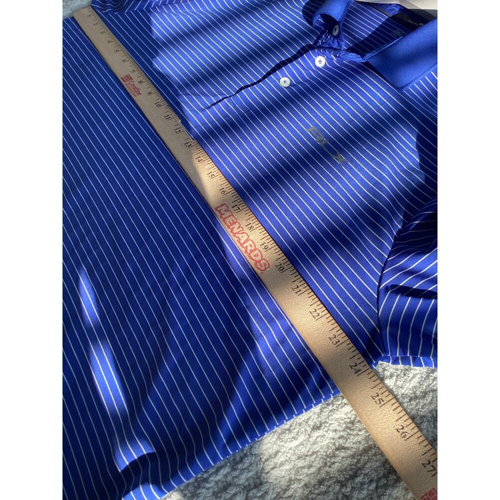 Polo Ralph Lauren RLX Blue Men's L Featherweight Golf Polo size large - Picture 9 of 11
